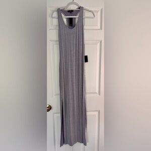 Blue and white stripe Lulu maxi dress